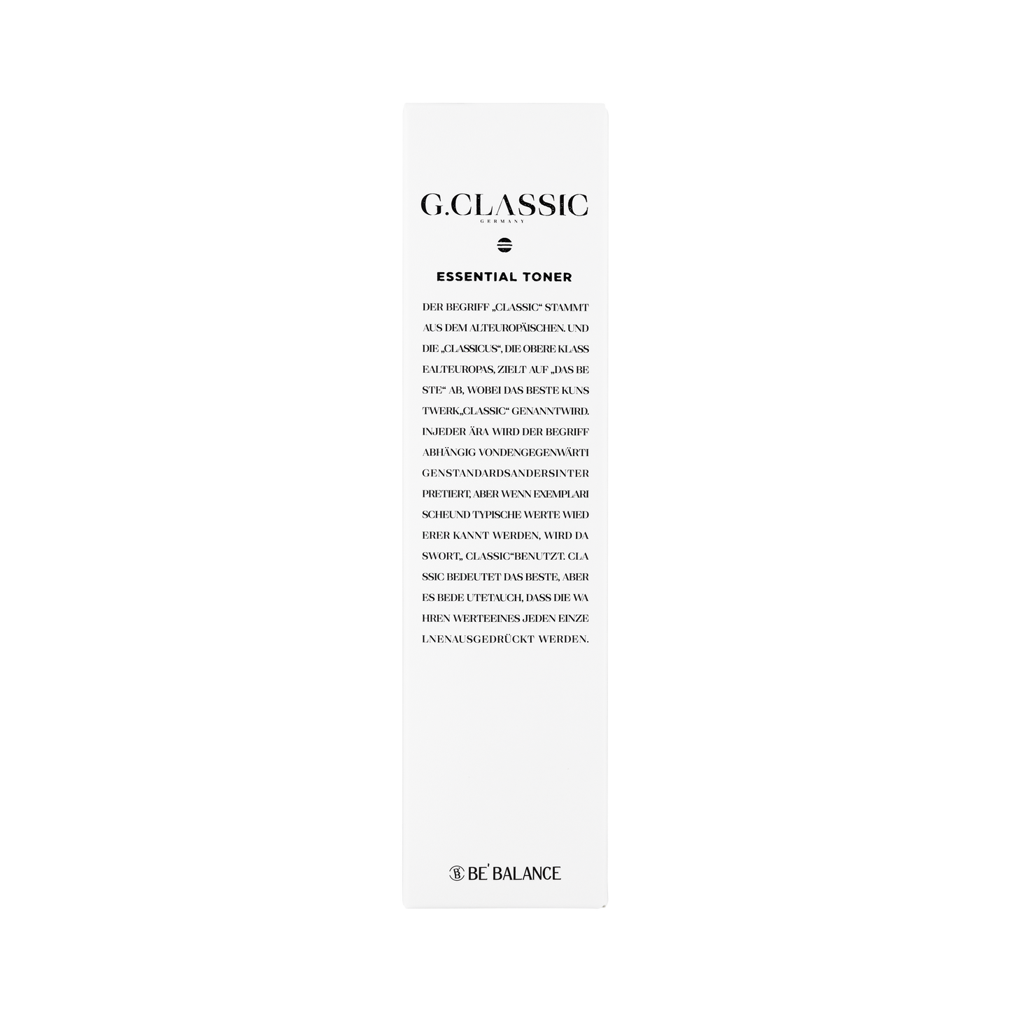 G.CLASSIC ESSENTIAL TONER